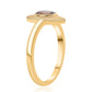 Anillo de Plata Bañada en Oro con Lolita
