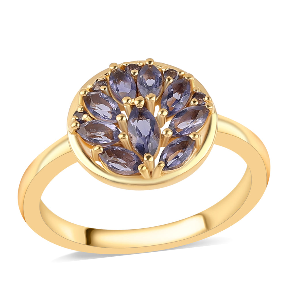 Anillo de Plata Bañada en Oro con Lolita