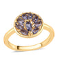 Anillo de Plata Bañada en Oro con Lolita