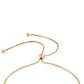 Pulsera de Plata Bañada en Oro con Diamante Rojo y Diamante blanco
