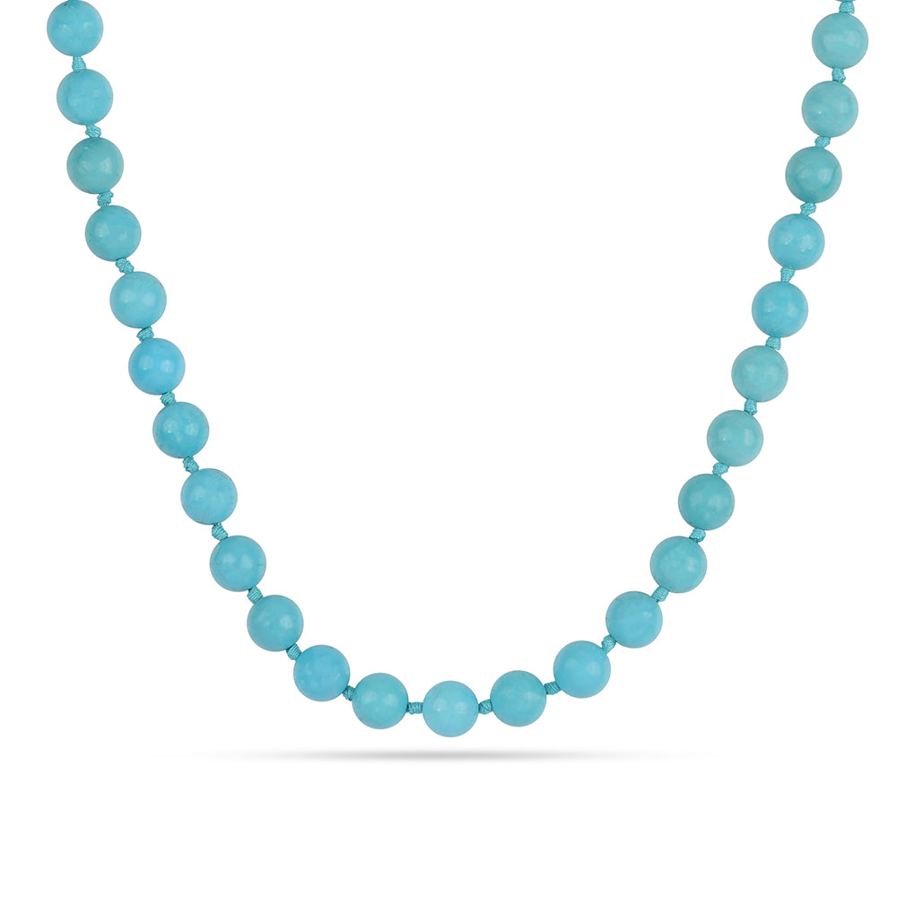 Conjunto de Plata Bañada en Oro con Turquesa Bella Durmiente ( Collar +Pulsera ) 5 