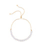Pulsera de Plata Bañada en Oro con Piedra Lunar Arco Iris