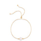 Pulsera de Plata Bañada en Oro con Perla blanca de agua dulce