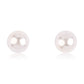 Conjunto de Plata Bañada en Oro con Perla blanca de agua dulce ( Collar +Pendientes +Pulsera )
