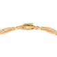 Pulsera de Plata Bañada en Oro con Diamante Azul