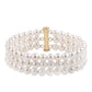Pulsera de Oro 9K con Perla blanca de agua dulce