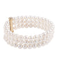 Pulsera de Oro 9K con Perla blanca de agua dulce