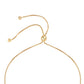 Pulsera de Plata Bañada en Oro con Diamante Azul