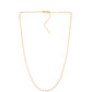Cadena de Plata Bañada en Oro ( Collar )
