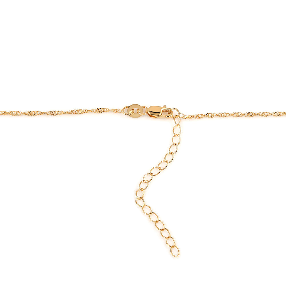 Cadena de Plata Bañada en Oro ( Collar ) 3 
