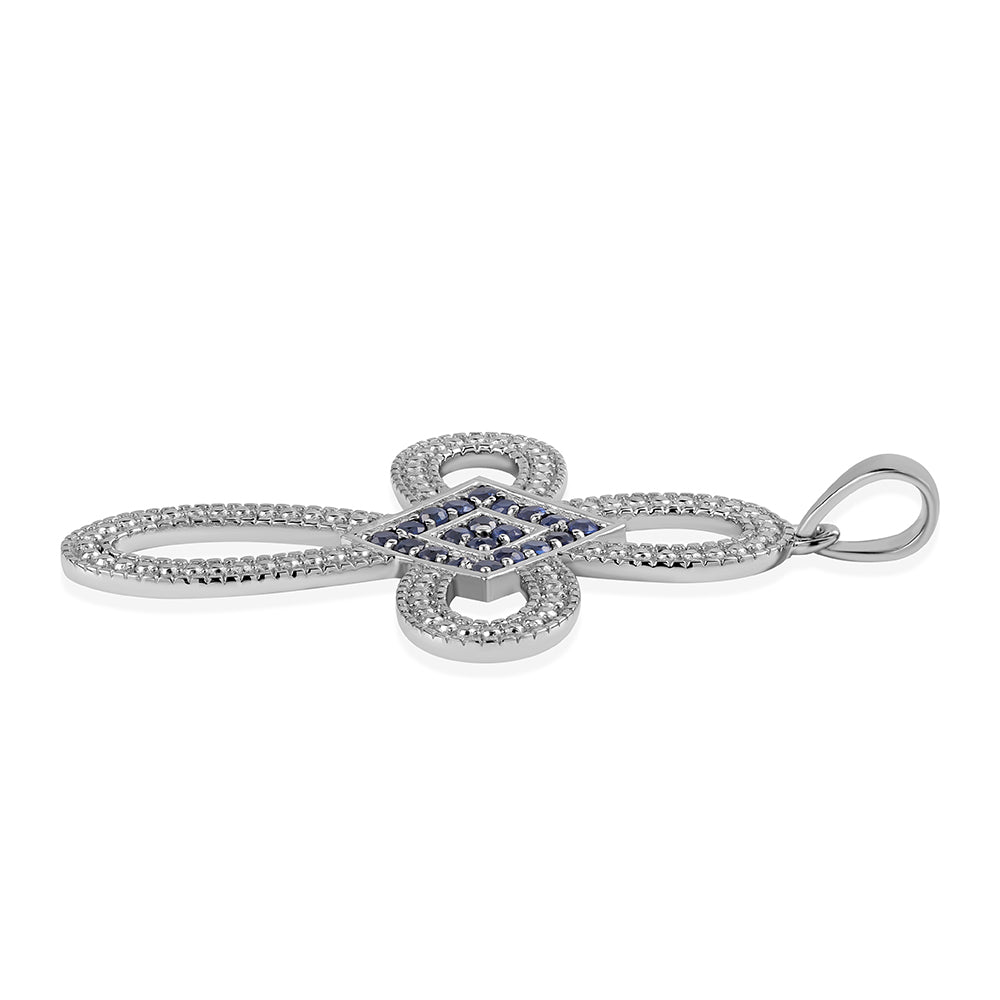 Colgante de Plata con Zafiro Azul Australiano 2 
