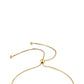 Pulsera de Plata Bañada en Oro con Diamante blanco