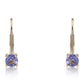 Pendientes de Oro 9K con Tanzanita AA
