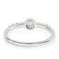 Anillo de Plata con AA Citrino de Brasil y Topacio Blanco