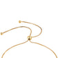 Pulsera de Plata Bañada en Oro con Diamante Negro