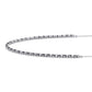 Collar de Plata con Zafiro Azul Australiano y Topacio Blanco