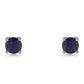 Pendientes de Plata con Zafiro Azul Australiano