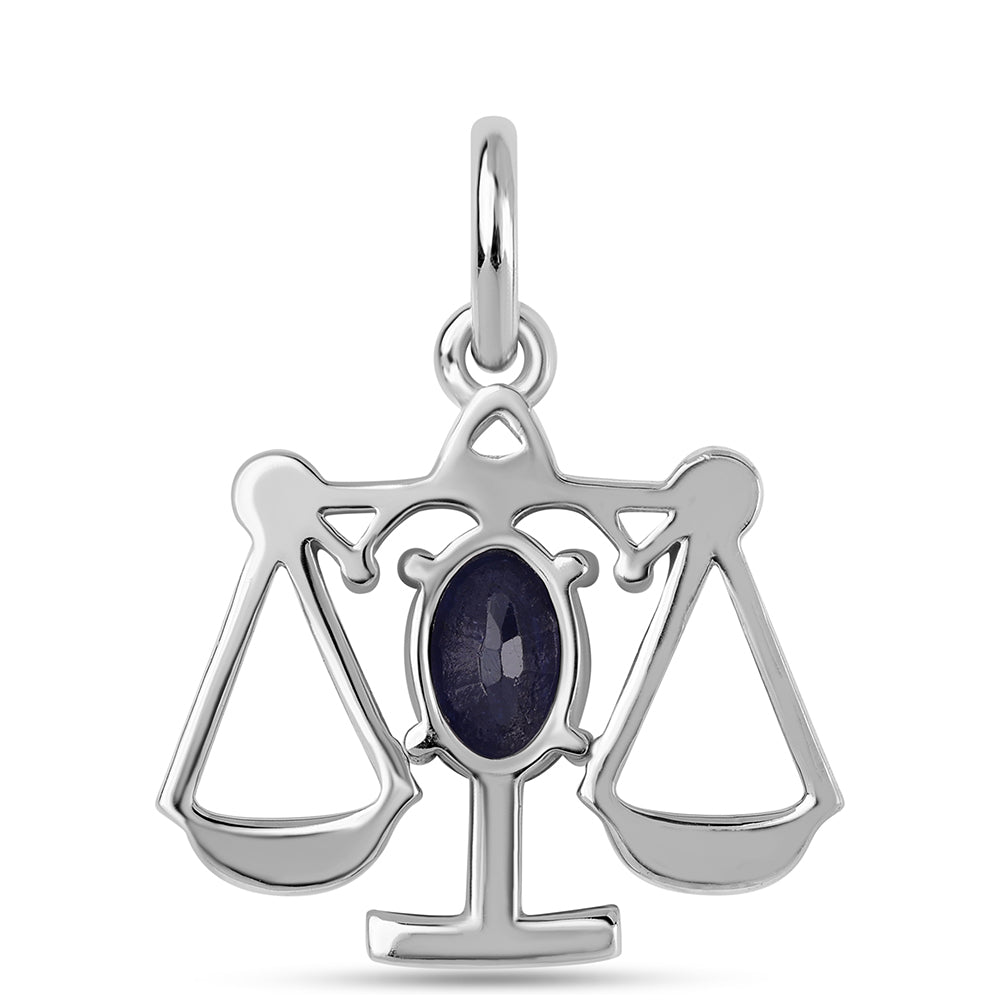 Colgante de Plata con Zafiro Azul Australiano 3 