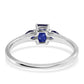 Anillo de Plata con Zafiro Azul Australiano