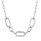 Collar de Plata con Zafiro Azul Australiano