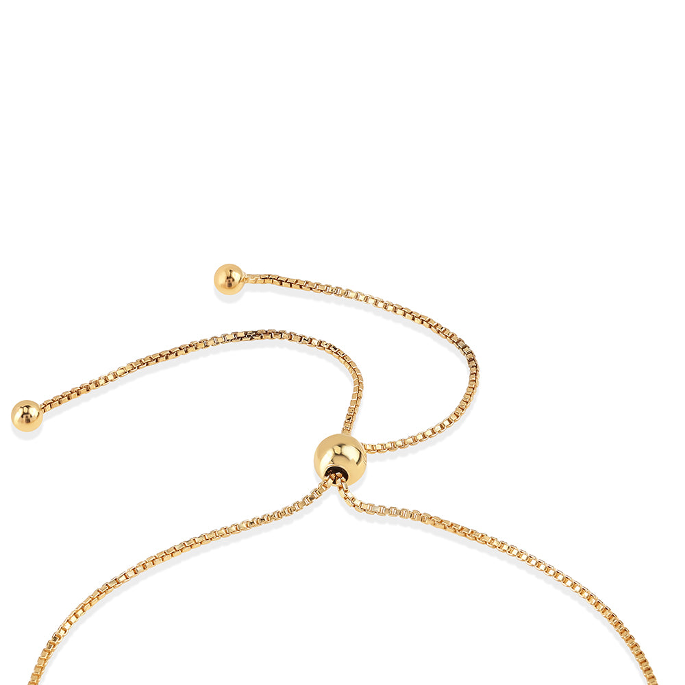 Pulsera de Plata Bañada en Oro con Rubí de Mozambique y Topacio Blanco 2 