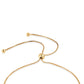 Pulsera de Plata Bañada en Oro con Espinela Negra