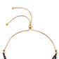 Pulsera de Plata Bañada en Oro con Espinela Negra