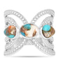 Anillo de Plata con Turquesa Ostra