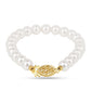 Pulsera de Plata Bañada en Oro con Perla de Agua Dulce Crema