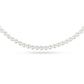 Collar de Plata Bañada en Oro con Perla de Agua Dulce Crema