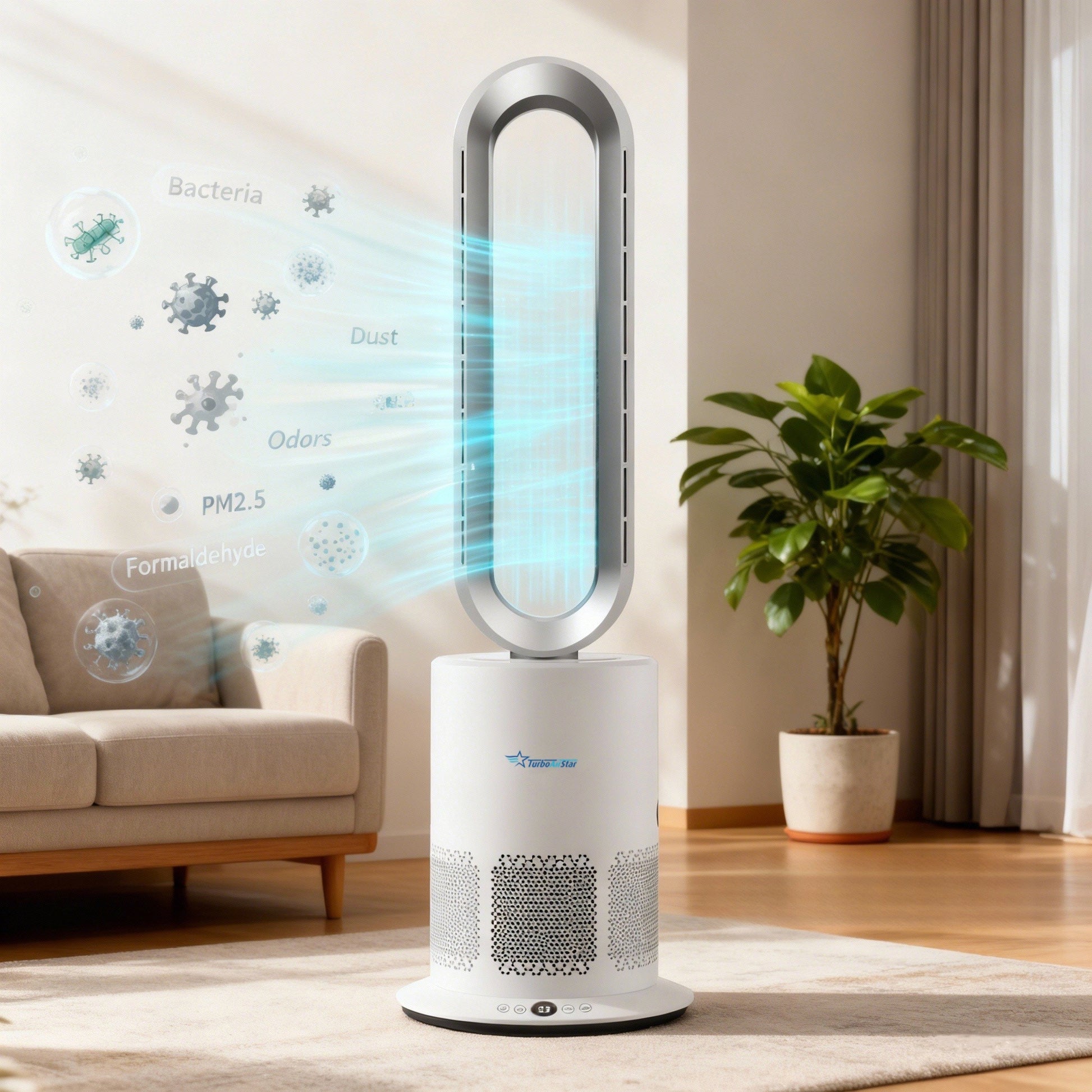 Purificador de aire Turbo Air Star con aire frío o caliente 9 