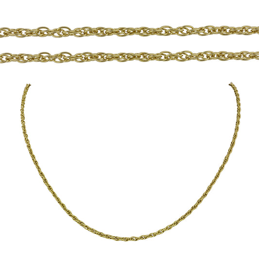 Cadena de Plata Bañada en Oro