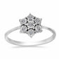 Anillo de Plata con Diamante blanco