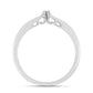 Anillo de Plata con Diamante blanco