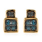 Pendientes de Oro 9K con Diamante Azul