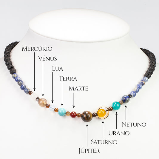 Collar Pepita con Lapislázuli y Ojo de Tigre