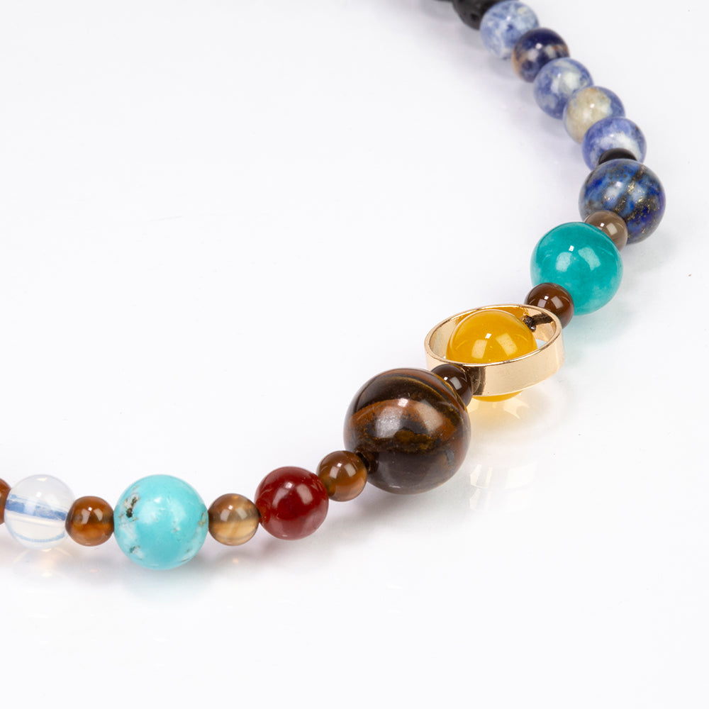 Collar Pepita con Lapislázuli y Ojo de Tigre