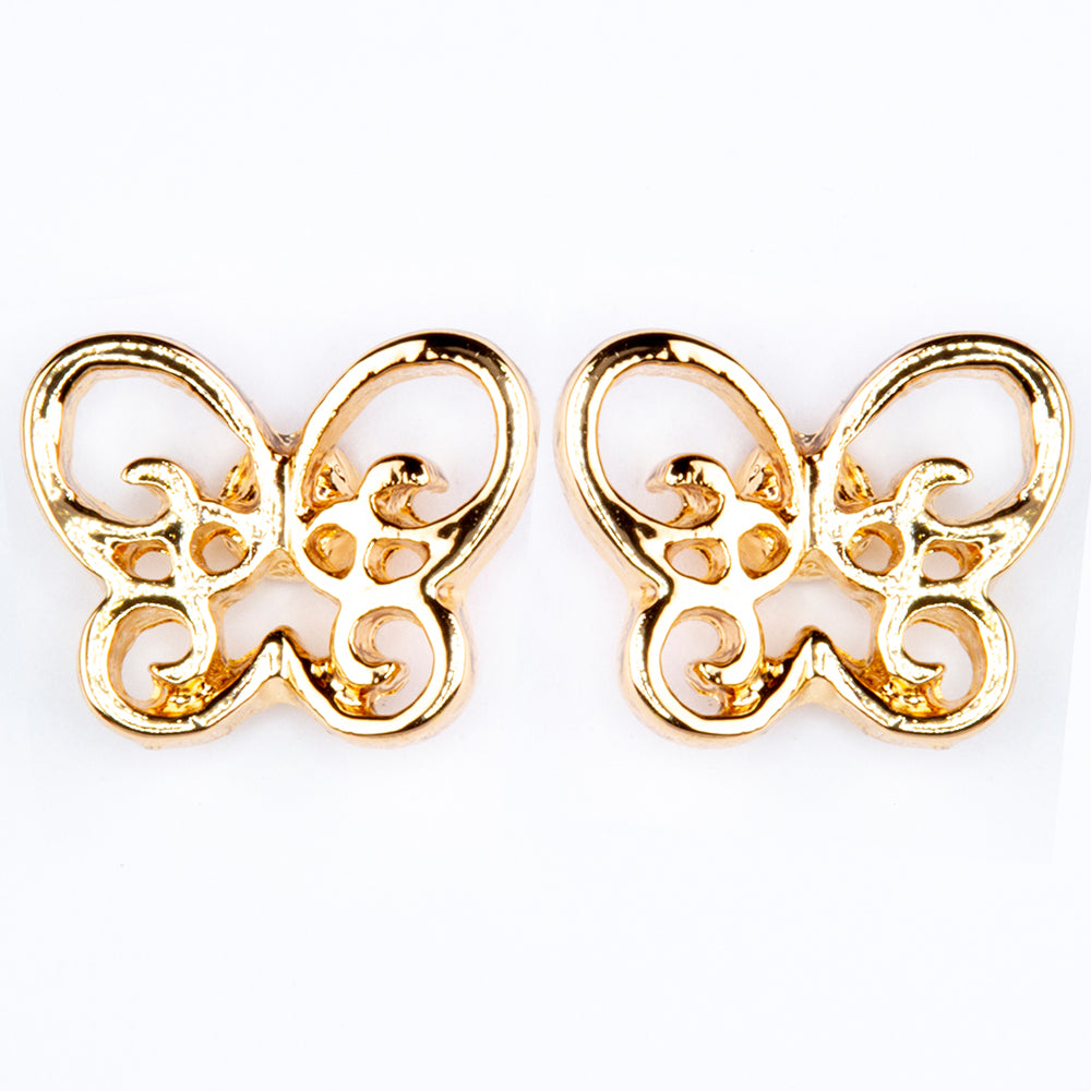 Conjunto de Aleación Bañado en Oro con Perla y Cristal Emporia® Blanco ( Pendientes ) 21 