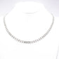 Cruz Conjunto de Aleación Bañado en Oro con Cristal Emporia® Blanco ( Collar +Colgante )