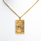 Collar de Aleación Bañado en Oro ( Collar +Colgante )