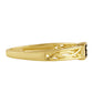 Anillo de Plata Bañada en Oro con Diamante Azul