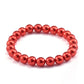 Conjunto de Plata Bañada en Oro con Perla roja de río ( Collar +Pendientes +Pulsera )