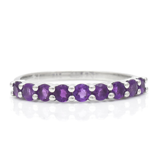Anillo de Plata con Amatista de Marruecos