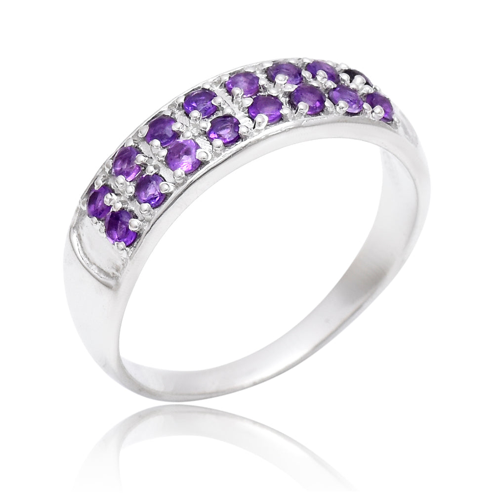Anillo de Plata con Amatista de Marruecos 1 