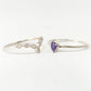 Conjunto de Plata con Amatista de Marruecos y Topacio Blanco ( Anillo )