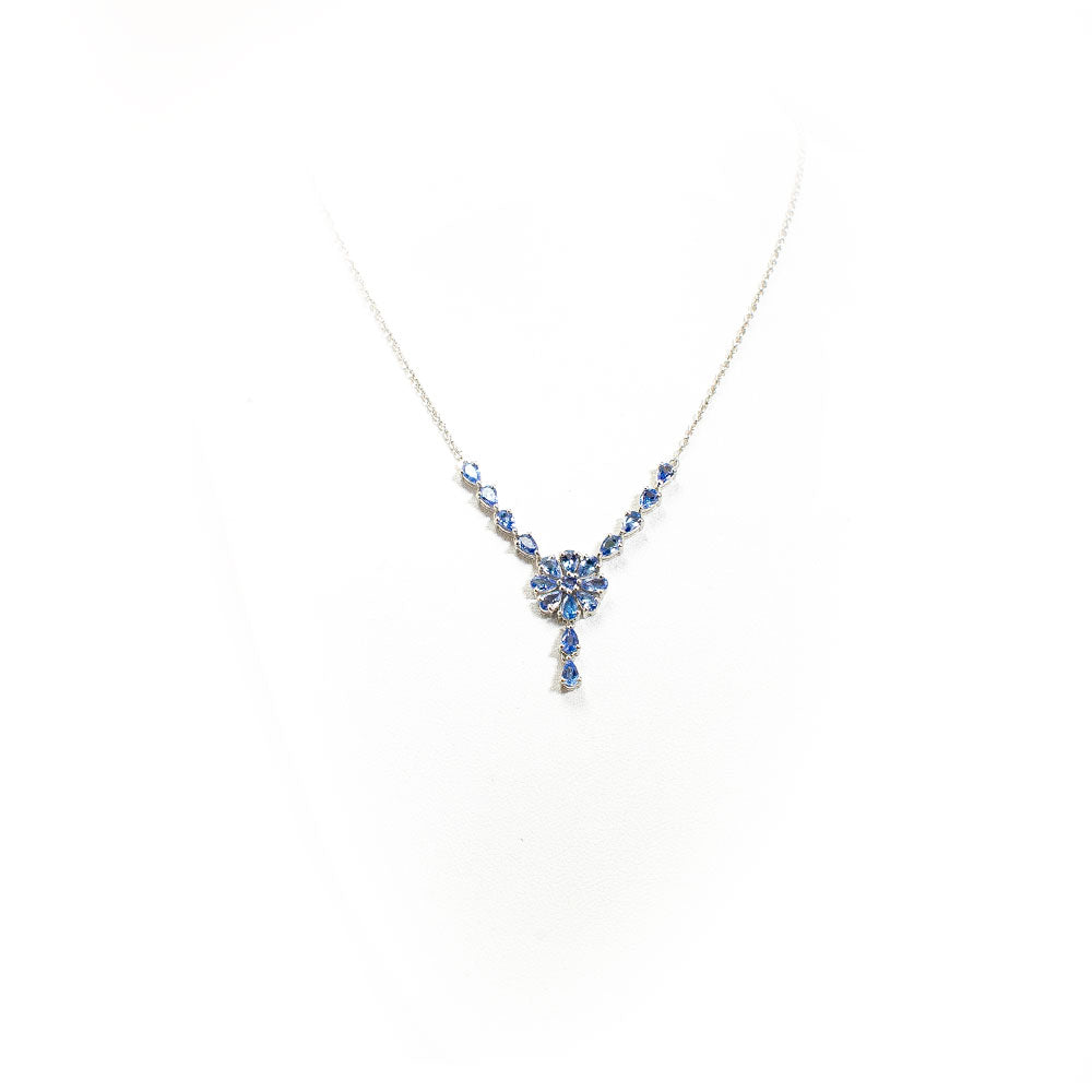 Collar de Plata con Tanzanita AAA 2 