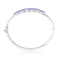 Brazalete de Plata con Tanzanita AAA