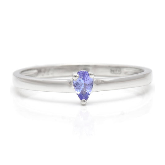 Anillo de Plata con Tanzanita AAA