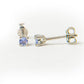 Pendientes de Plata con Tanzanita AAA