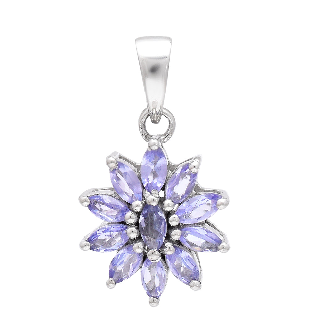 Colgante de Plata con Tanzanita AAA